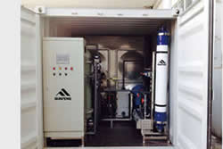 Контейнерная водоочистная установка с ультрафильтрацией